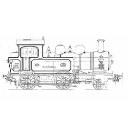 MBT 20.00.059 1-B local train tank locomotive NS 7401-7404 (HSM 1101-1104) for gauge 0