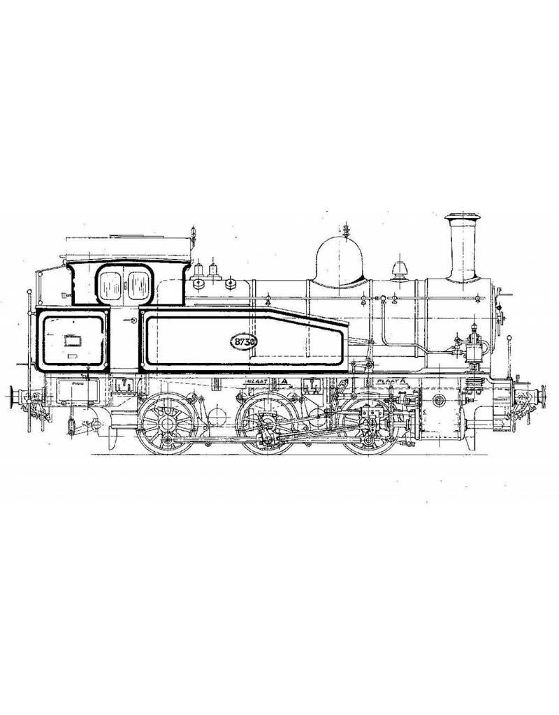 NVM 20.00.060 0-C-0 rangeerlocomotief NS 8726-8735 voor spoor 0