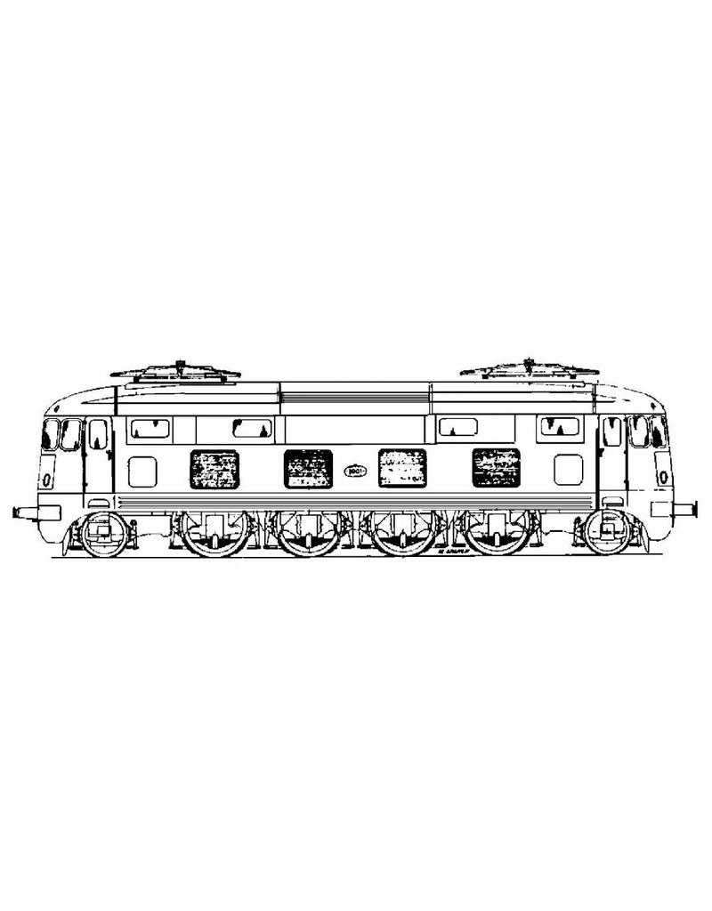 MBT 20.01.001 Electrische locomotief NS 1000 voor spoor 0
