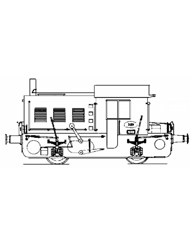 MBT 20.02.001 Locomotor NS 200 - ("Sik") for gauge 0