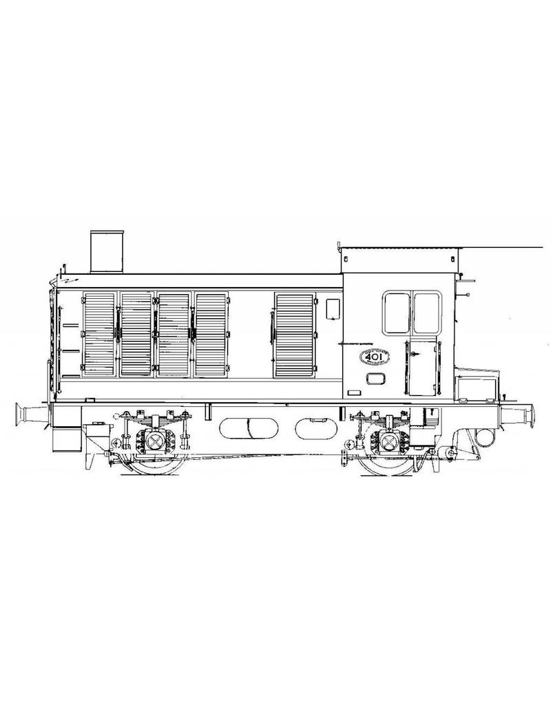 MBT 20.02.002 DE-locomotief NS 400 - ("Grote sik") voor spoor II (64 mm)
