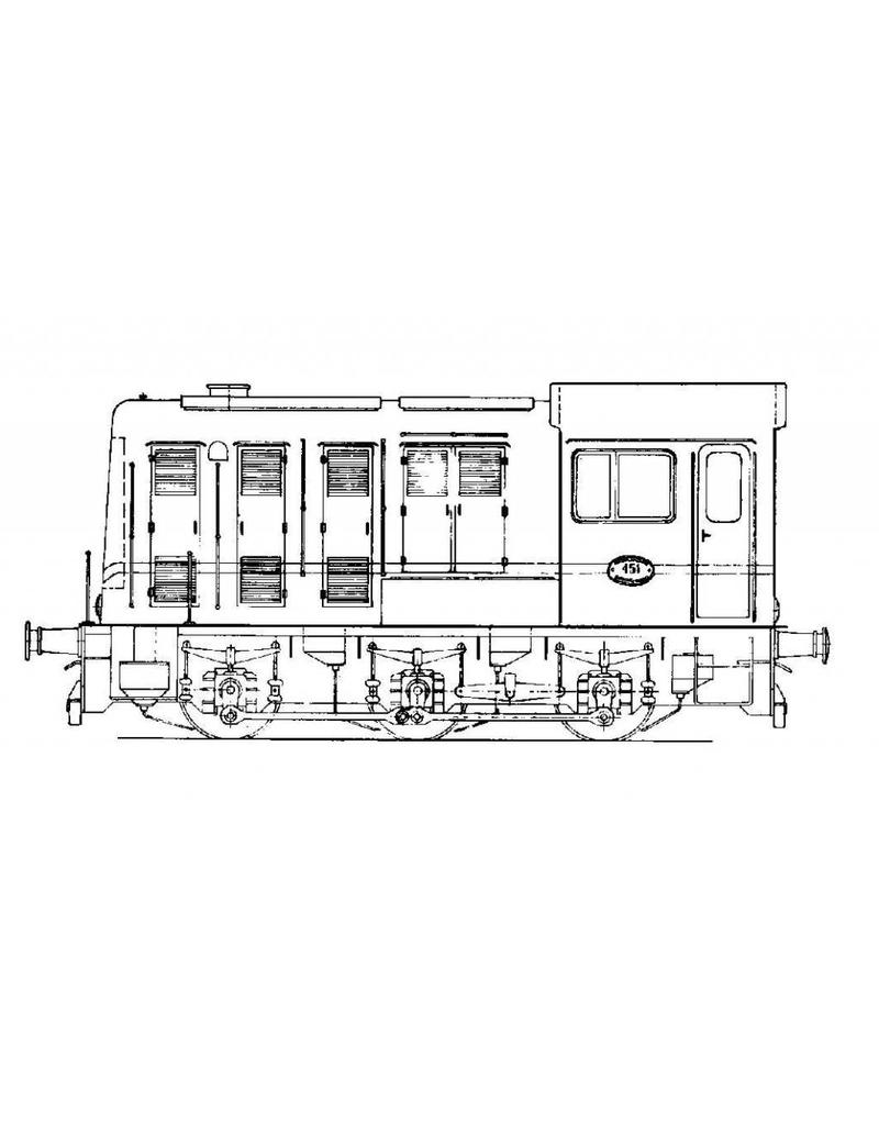 MBT 20.02.003 DE locomotive NS 450 - tramway locomotive for gauge 0