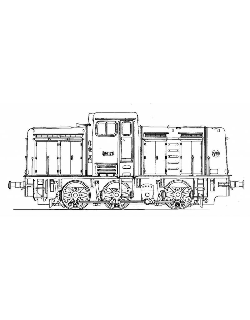 MBT 20.02.007 Diesellokomotive für Staatsminen für Spur H0