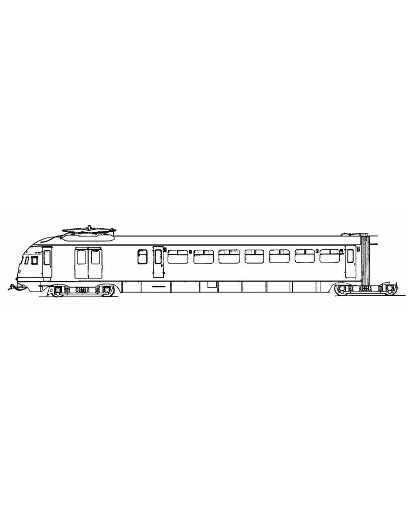 MBT 20.03.001 2-coach set series 201-208 (1935) ("Hoek van Hollander") for H0 scale