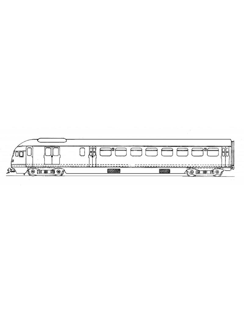 NVM 20.03.002 4-Wagen-Einheit Serie 601-638 ("Middennet") für die Spur H0
