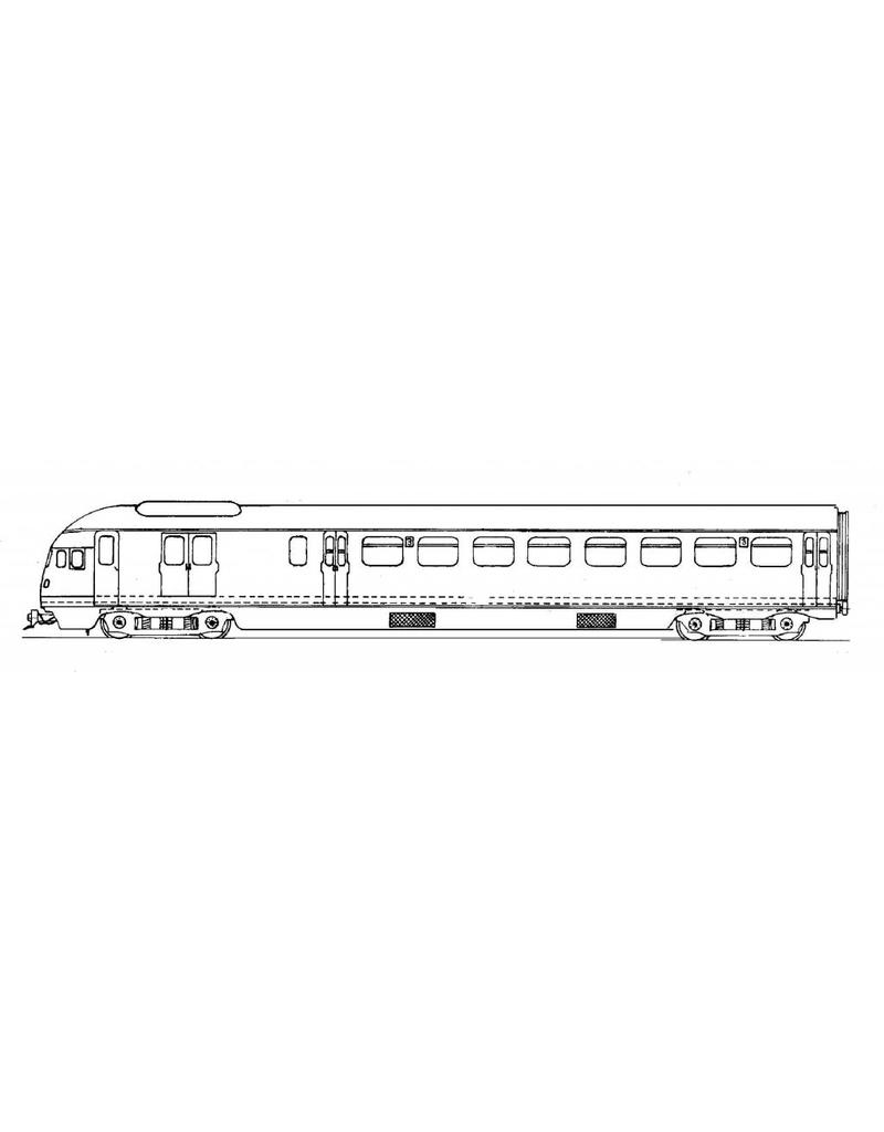 NVM 20.03.002 4-wagenstel serie 601-638 ("Middennet") voor spoor H0