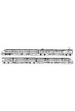 MBT 20.03.004 4-teiliger Triebzug TT 501- Prototyp "Zug der Zukunft" für Spur H0