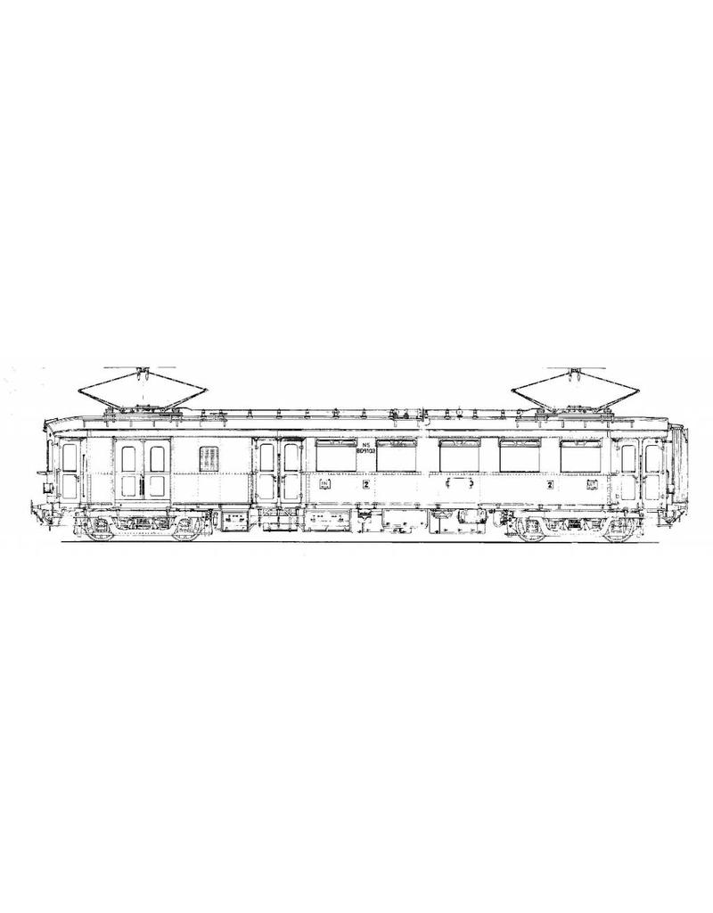 MBT 20.03.008 Hauptstreckenmaterial (1924) - ("Blokkendoos", "Stofzuiger") für Spur 0 und H0