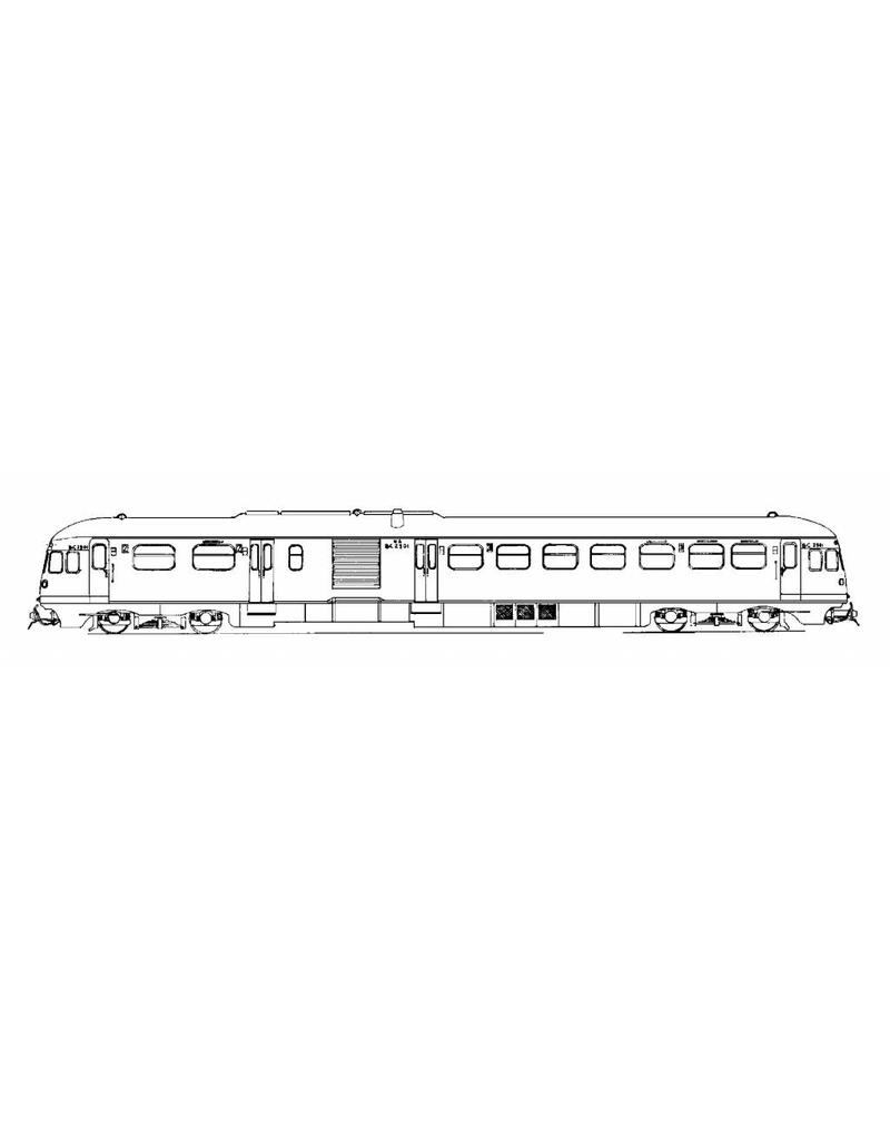 MBT 20.04.006 diesel-mech. multiple unit OMBC 2901-2908 (1937) - ("Ome Ceesje") for O gauge