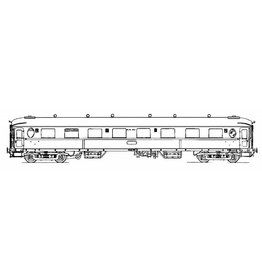 MBT 20.05.004 D-Wagen ABd 7210-7221 - ("Ovales Fenster") für Spur 0