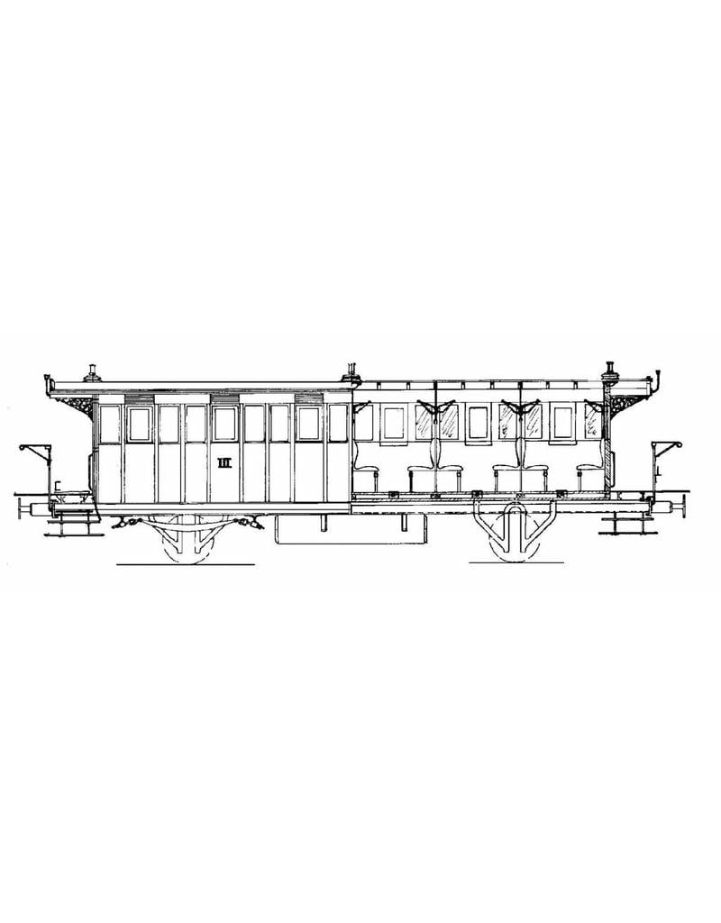 MBT 20.05.008 D-rijtuig 3e kl. 228, 230-235 HIJSM voor spoor 0