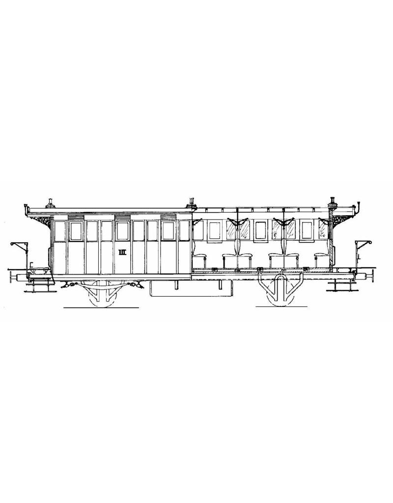 MBT 20.05.008 D-Wagen 3. Kl. 228, 230-235 HIJSM für Spur 0