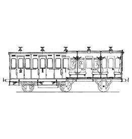 NVM 20.05.009 gemengd rijtuig 1e en 2e kl. 184-214 HIJSM voor spoor 0