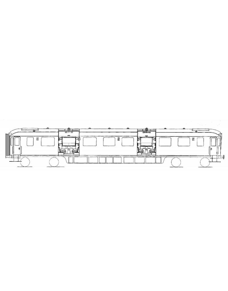 NVM 20.05.010 D-Wagen ABD 7351-7380 für Schienen 0