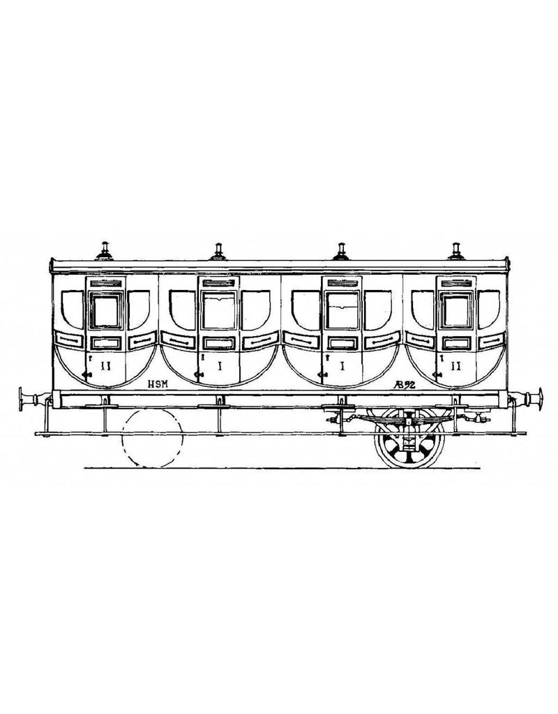 MBT 20.05.015 HSM Wagen A3, AB52, B1, B67 für Spur 0