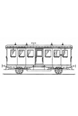 MBT 20.05.018 HIJSM postal carriage 411-413 for gauge 0
