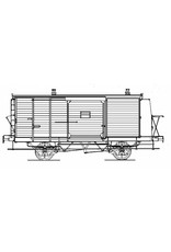 NVM 20.05.022 HIJSM Gepäckwagen im Jahre 1488 für den Schienen 0