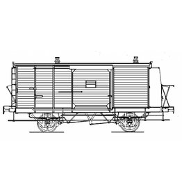NVM 20.05.022 HIJSM Gepäckwagen im Jahre 1488 für den Schienen 0