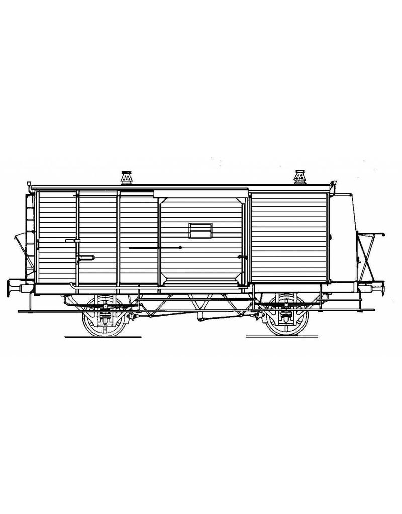 NVM 20.05.022 HIJSM bagagewagen 1488 voor spoor 0