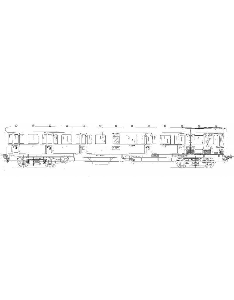 MBT 20.05.028 3. Klasse Wagen Typ C12c Serie 6400 für Spur 0