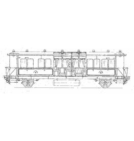 NVM 20.05.029 lokaalrijtuig 2e en 3e klasse Serie BC 1001-1010 (SS 21-30) voor spoor 0