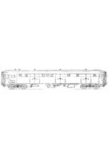 NVM 20.05.032 Gepäckwagen im internationalen Verkehr NS 7521-7525 für Schienen 0