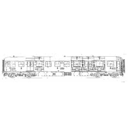 MBT 20.05.033 Durchgangswagen 1., 2. und 3. Klasse für internationalen Verkehr, Serie 7300 für Spur 0