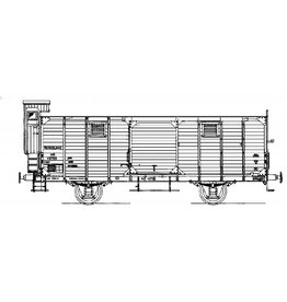 MBT 20.06.011 17.5 tons closed goods wagon NS chep15755 for I