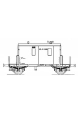 MBT 20.06.014 Schaffnerwagen NS D2421-D2570 für Spur 0