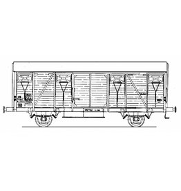 MBT 20.06.016 20 tons gesloten goederenwagen NS s-cho7130 voor spoor 0