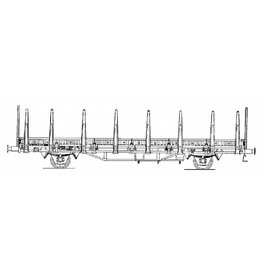 MBT 20.06.017 20 Tonnen Rungenwagen NS S-LWO 84109 für Spur 0