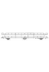 MBT 20.06.018 dubbeldeks autotransportwagen NS laes 97001-97020 voor spoor 0