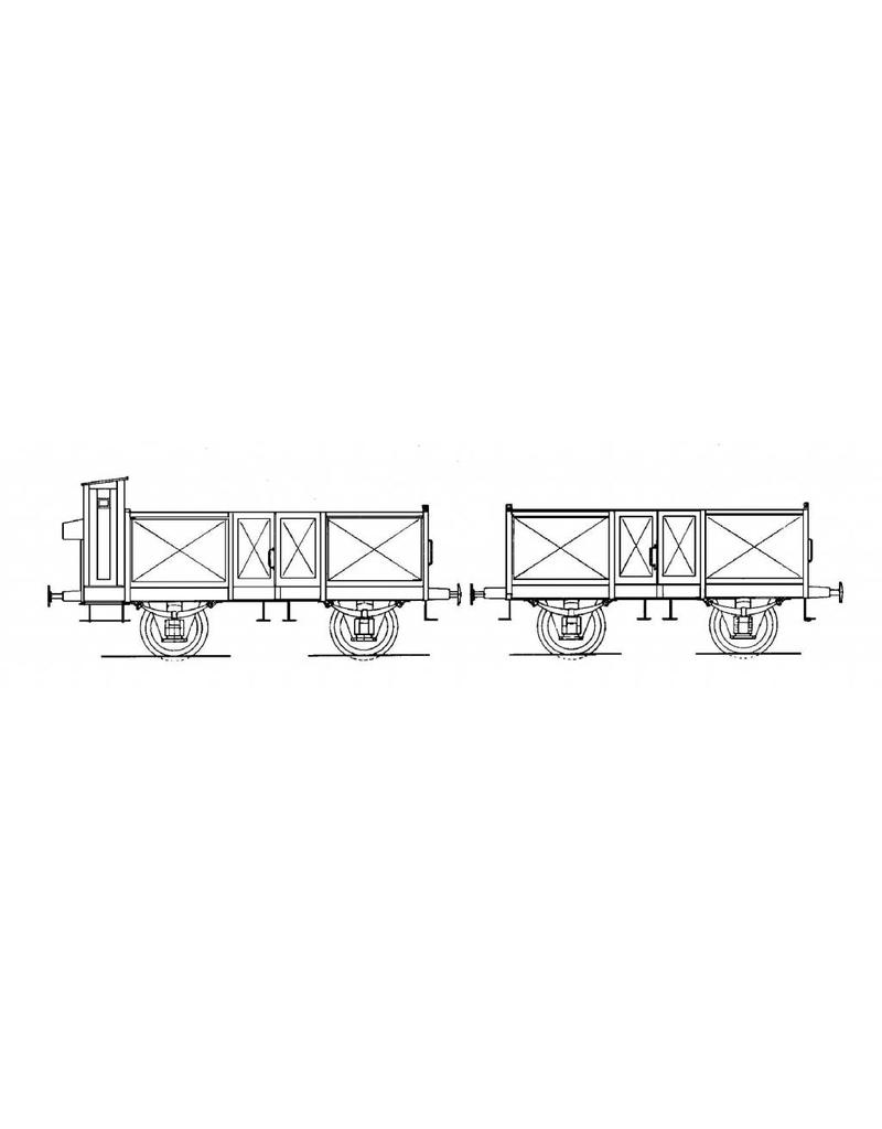 MBT 20.06.019 15-ton open coal wagon of the State Railways for gauge 0