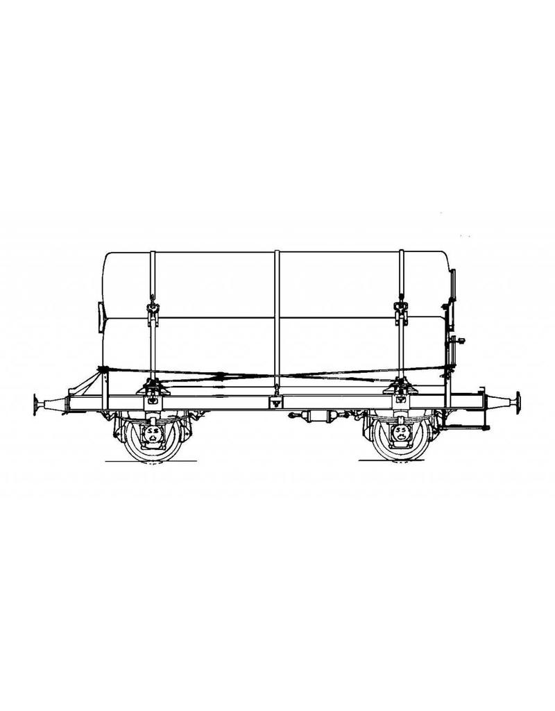 MBT 20.06.021 gas transport wagon SS 7004, 7025, 7031 for gauge 0