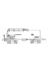 MBT 20.06.026 ketelwagen NS 511 44p "Esso" voor spoor 0