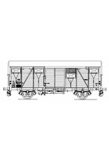 NVM 20.06.029 20 tons gesloten goederenwagon NS S-CHO 6061-7560 UIC type Gs voor spoor I