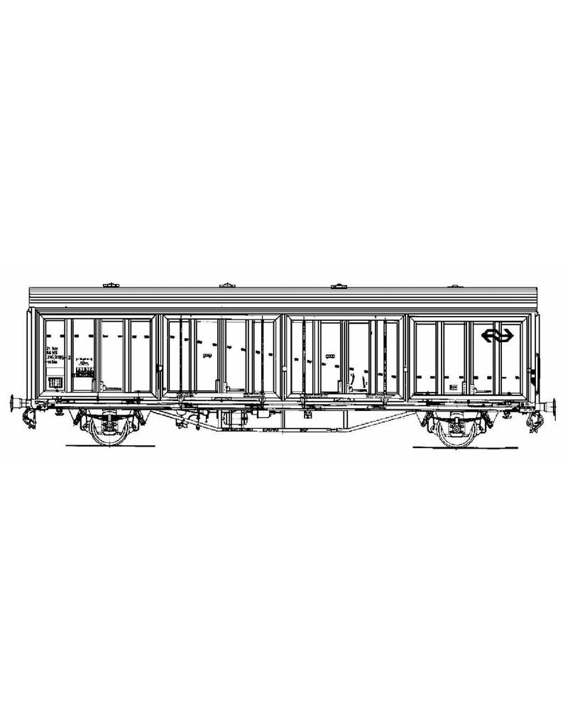 NVM 20.06.031 Talbot schuifwandwagen NS Hbis 2184 216 3 000 t/m 214 voor spoor I