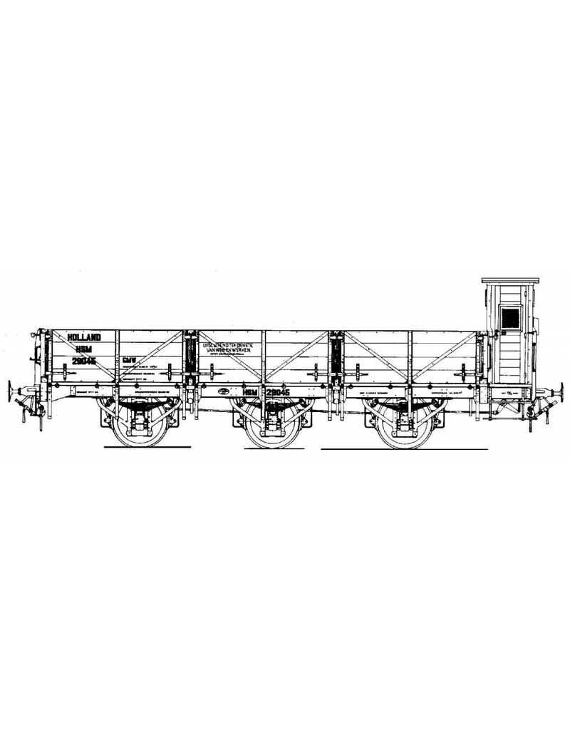 MBT 20.06.033 20 Tonnen offener Güterwagen für den Transport von Schwellen HSM Ghw 29041 bis 50; NS 17541-50
