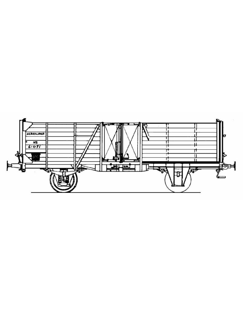 NVM 20.06.038 20 Tonnen Flachwagen NS Gtm (k) von 61.021 bis 61.620 für Spur 0