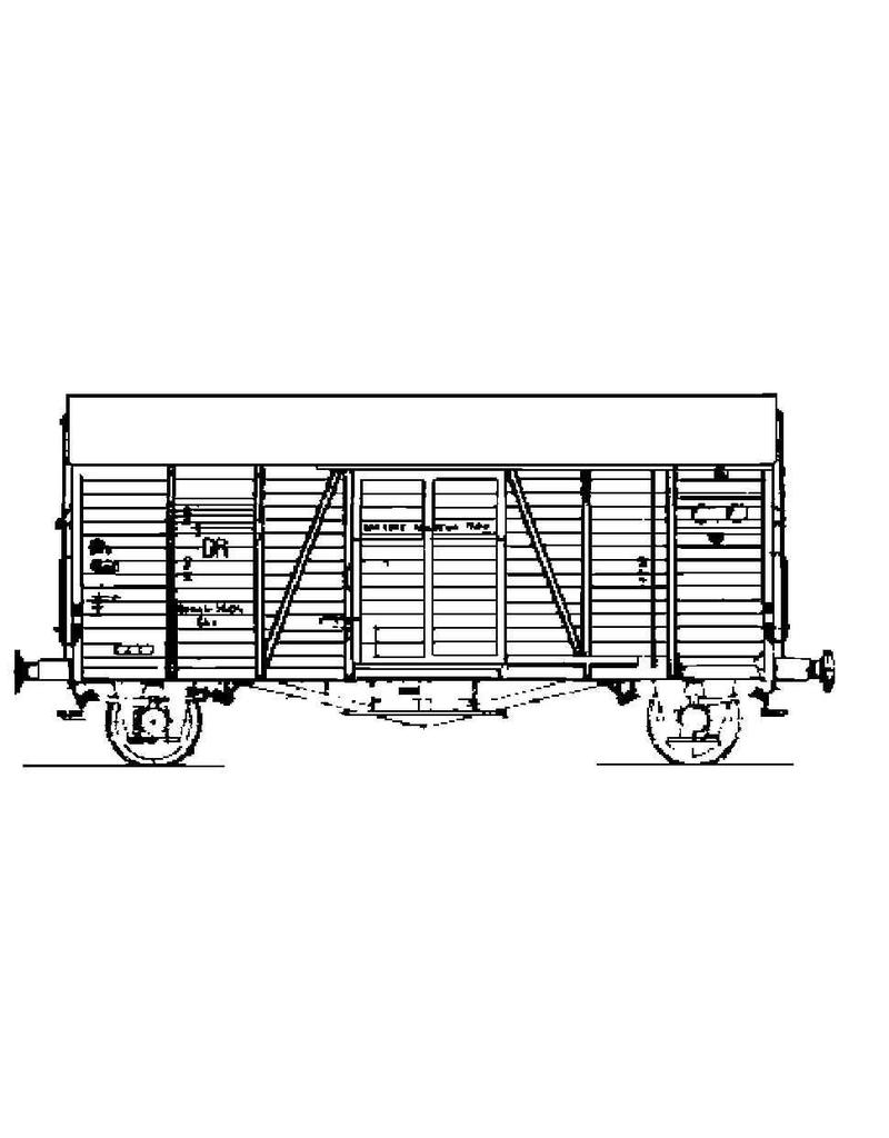 MBT 20.06.039 geschlossener Güterwagen NS oppeln s-cho 14601 bis 625 (ex Ghs) für Spur 0