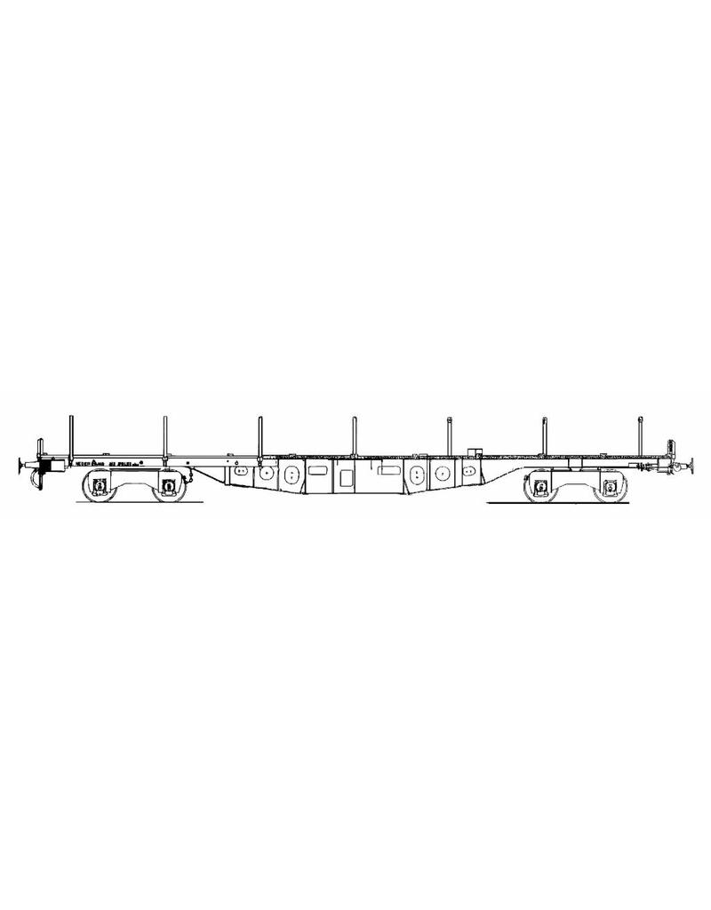 MBT 20.06.040 40 ton flat wagon 89151-89175 for gauge 0