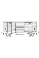 MBT 20.06.041 gesloten goederenwagen CHD 8526 voor spoor 0