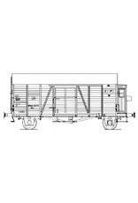 MBT 20.06.043 gesloten goederenwagen NS Oppeln s-cho 14690 t/m 99 (ex Ghhs) voor spoor 0