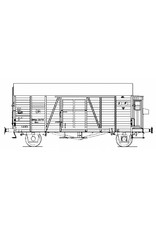 NVM 20.06.043 boxcar NS Oppeln s-cho 14690 t / m 99 (ex Ghhs) 0 Messer