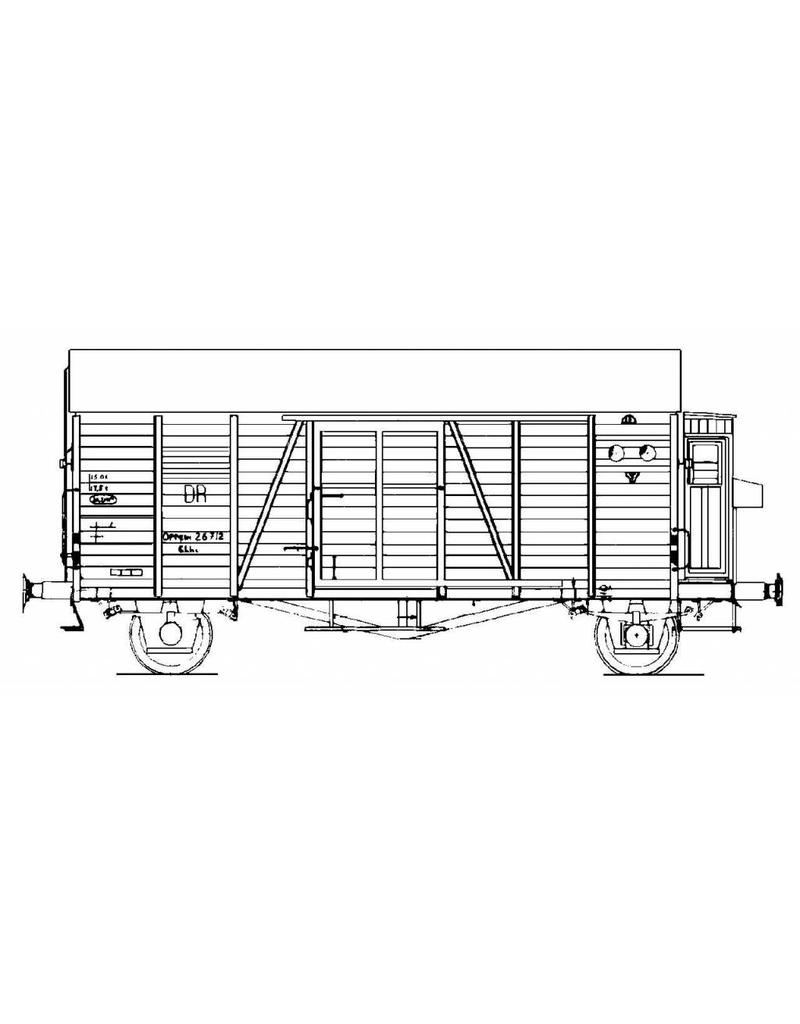 NVM 20.06.043 boxcar NS Oppeln s-cho 14690 t / m 99 (ex Ghhs) 0 Messer