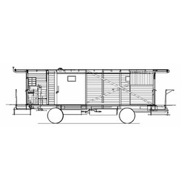 NVM 20.06.048 NS bagagewagen lokaalspoorwegen 14,15,16,18,19,20,26,27(Dl 111-116, 119 en 120)