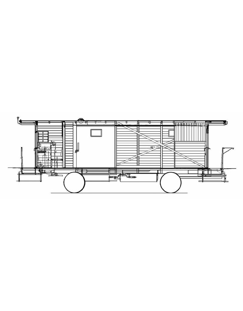 NVM 20.06.048 NS Gepäckwagen Lokalbahnen 14,15,16,18,19,20,26,27 (DI 111-116, 119 und 120)