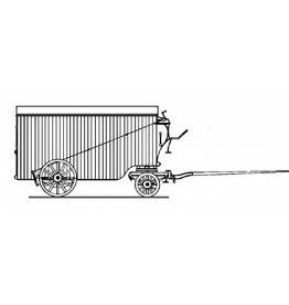 NVM 20.06.050 HIJSM meubelwagen 1-6, open wagen 1001-1016 voor spoor 0