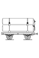 MBT 20.06.051 HIJSM gas transport wagon A, open wagon 1080-5, closed wagon 1-16,25-72 for gauge 0