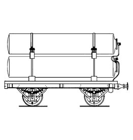 NVM 20.06.051 HIJSM gastransportw. A, open wagen 1080-5, gesl wagen 1-16,25-72 voor spoor 0